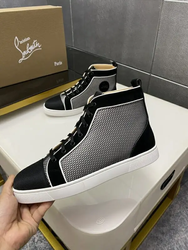 christian louboutin high top chaussures pour homme s_12431a14